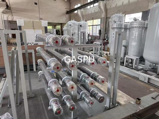 Przemysłowy generator azotu do separacji błony 200Nm3/h 99,9% czystość z PLC + HMI ekran dotykowy